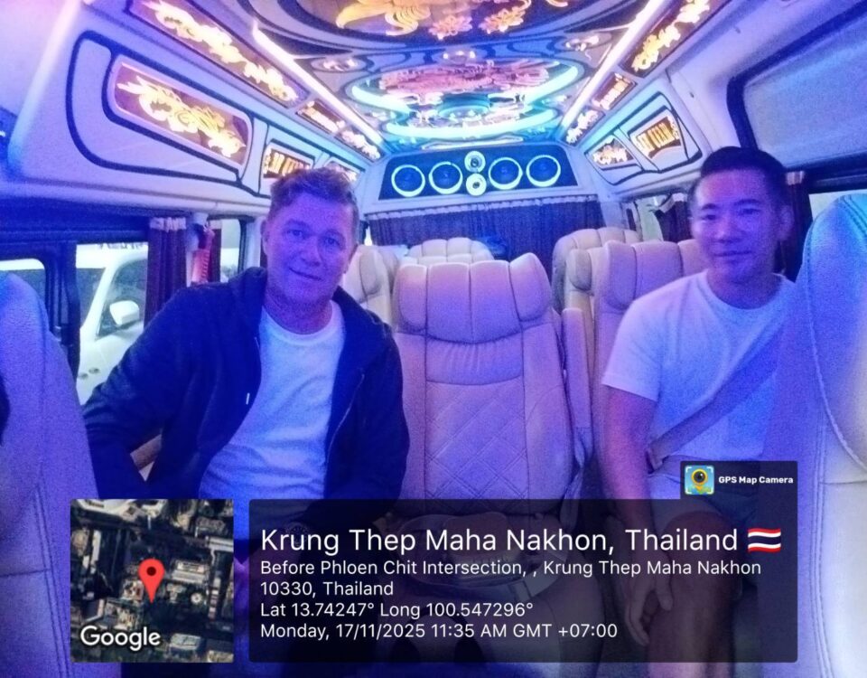 VIP van taxi Bangkok to Pattaya